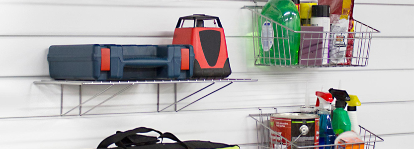 Kệ sắt cài tấm Slatwall